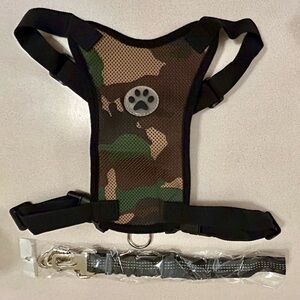 Dog Harness and Seat Belt Strap Car Travel Safety